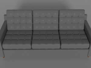 leather sofa Modelo 3D