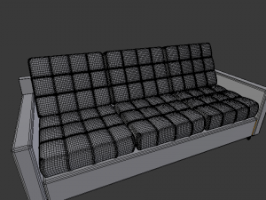 leather sofa Modelo 3D