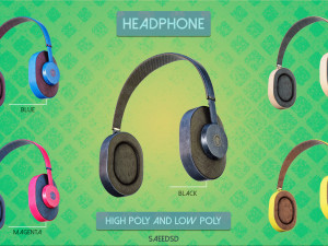 HeadPhone-01 Modelo 3D