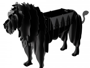 Barbecue lion Modèle 3D