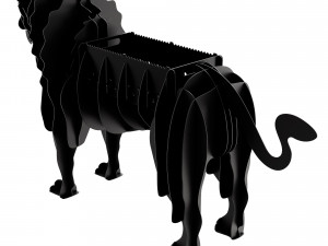 Barbecue lion Modèle 3D