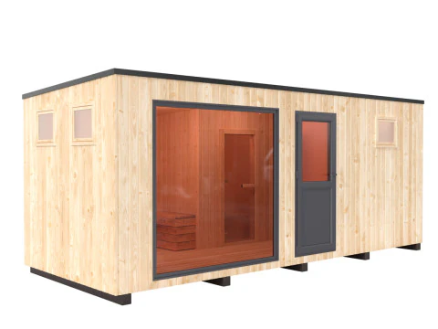 Sauna 6x24m 3D Model
