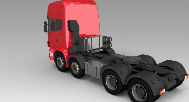 scania r620 v8 8x4 3D-Modell .c4d .max .obj .3ds .fbx .stl .blend 