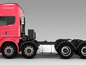 scania r620 v8 8x4 3D-Modell
