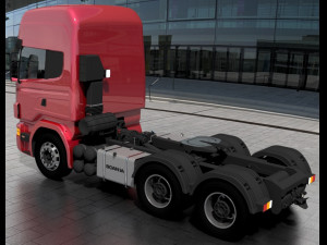 scania r620 v8 64 3D Model