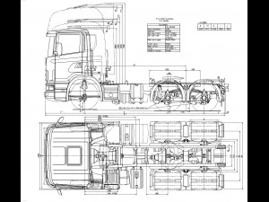 scania r620 v8 64 3D Model