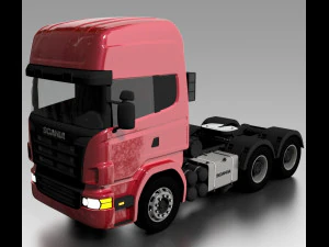 scania r620 v8 64 3D Model