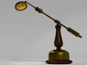 vintage desk lamp 3D Model