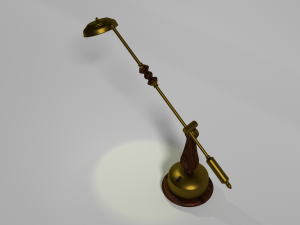 vintage desk lamp 3D Model