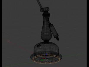 vintage desk lamp 3D Model
