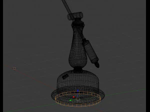 vintage desk lamp 3D Model