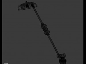vintage desk lamp 3D Model