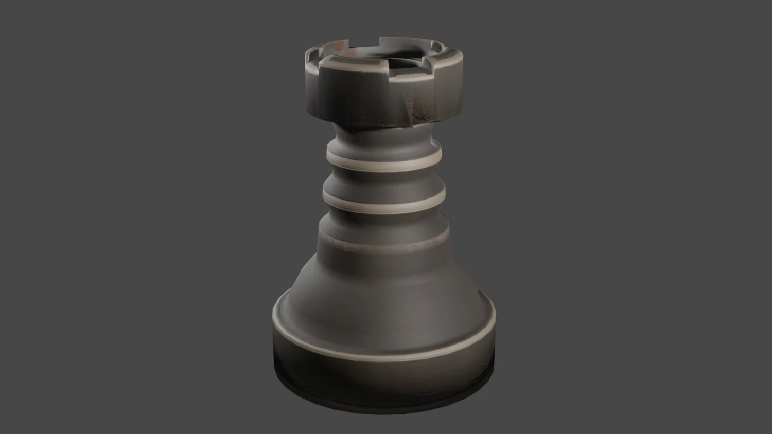 ancient rook chesspiece 3D Model .c4d .max .obj .3ds .fbx .stl .blend 