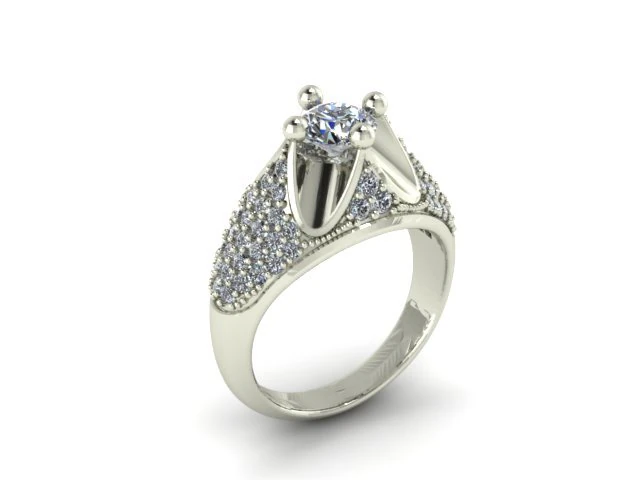 bvlgari corona ring 3D Model .c4d .max .obj .3ds .fbx .stl .blend 