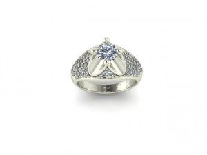 bvlgari corona ring 3D Модель