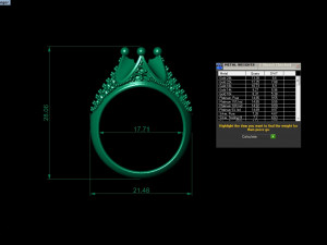 bvlgari corona ring 3D Модель