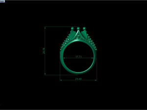 bvlgari corona ring 3D Модель