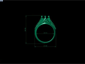bvlgari corona ring 3D Model