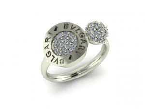 обручальное кольцо bvlgari 3D Модель