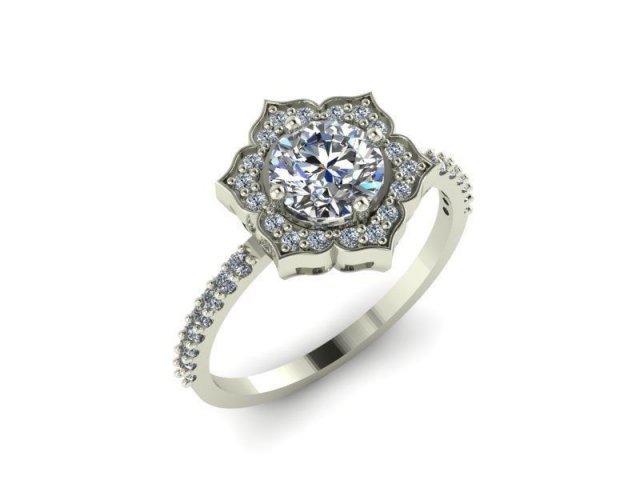 engagement ring Modello 3D .c4d .max .obj .3ds .fbx .stl .blend 