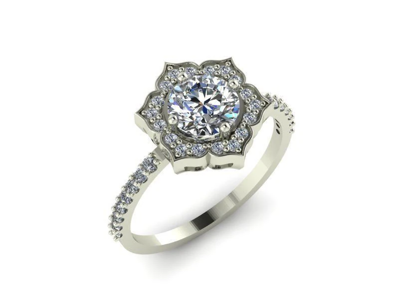 engagement ring 3D Model .c4d .max .obj .3ds .fbx .stl .blend