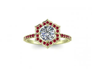 engagement ring 3D Model