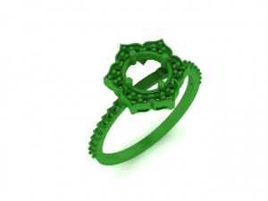 engagement ring Modello 3D