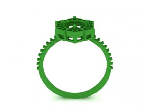 engagement ring 3D Model
