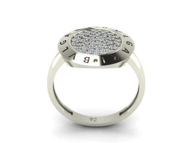 Bvlgari Round Ring 3d Model In Jewellery 3dexport