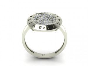 bvlgari round ring 3D 模型