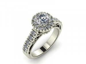 diamond ring 3D Model
