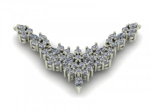 diamond pendant Modelo 3D