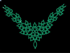 diamond pendant Modelo 3D