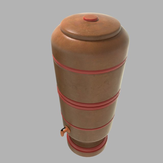 waterfilter Modèle 3D .c4d .max .obj .3ds .fbx .stl .blend 