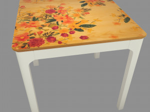 table and chair Model 3D