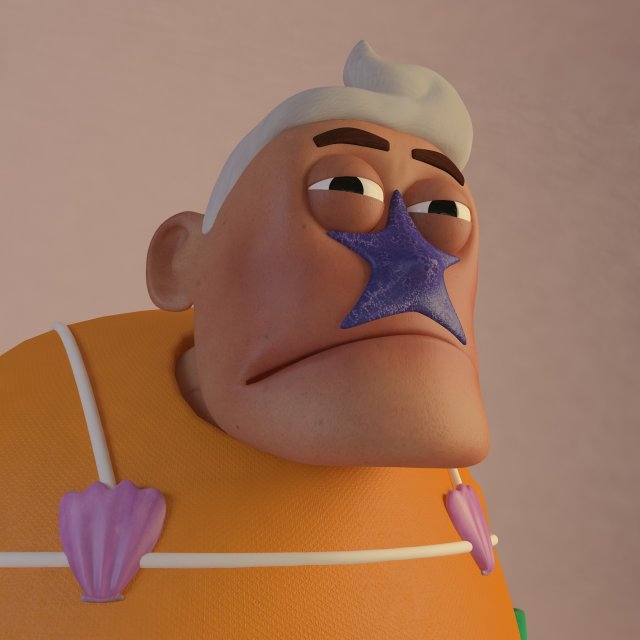 mermaid man Modelo 3D .c4d .max .obj .3ds .fbx .stl .blend 