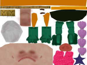 mermaid man Modelo 3D