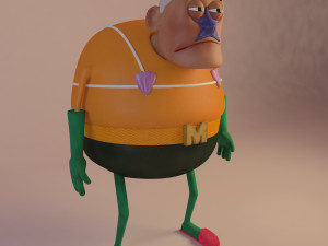 mermaid man Modelo 3D