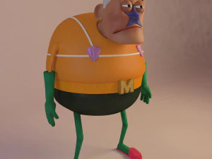 mermaid man 3D Model