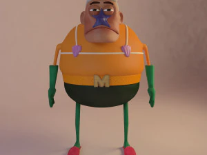 mermaid man 3D Model