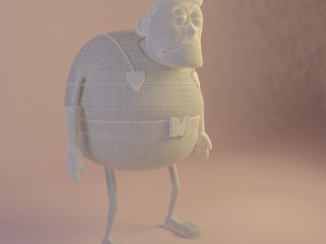 mermaid man Modelo 3D