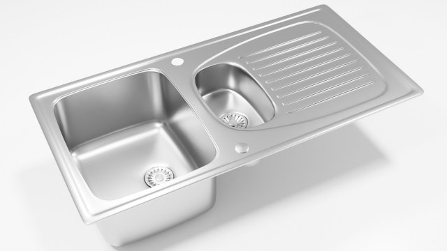 kitchen sink 3D Модель .c4d .max .obj .3ds .fbx .stl .blend 