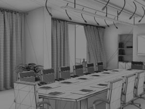 conference room 3D Model