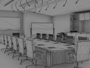conference room 3D Model