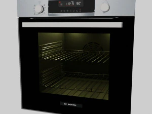 अंतर्निर्मित रसोई ओवन 3D मॉडल