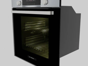 built-in kitchen oven 3D Model