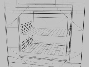 built-in kitchen oven 3D Model