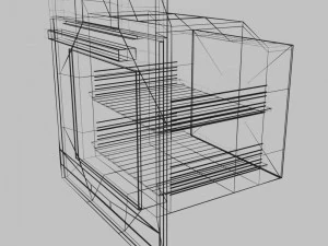 built-in kitchen oven 3D Model