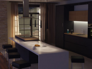 modern kitchen 3D Model
