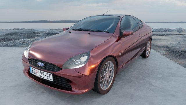 car foord puma Modelo 3D .c4d .max .obj .3ds .fbx .stl .blend